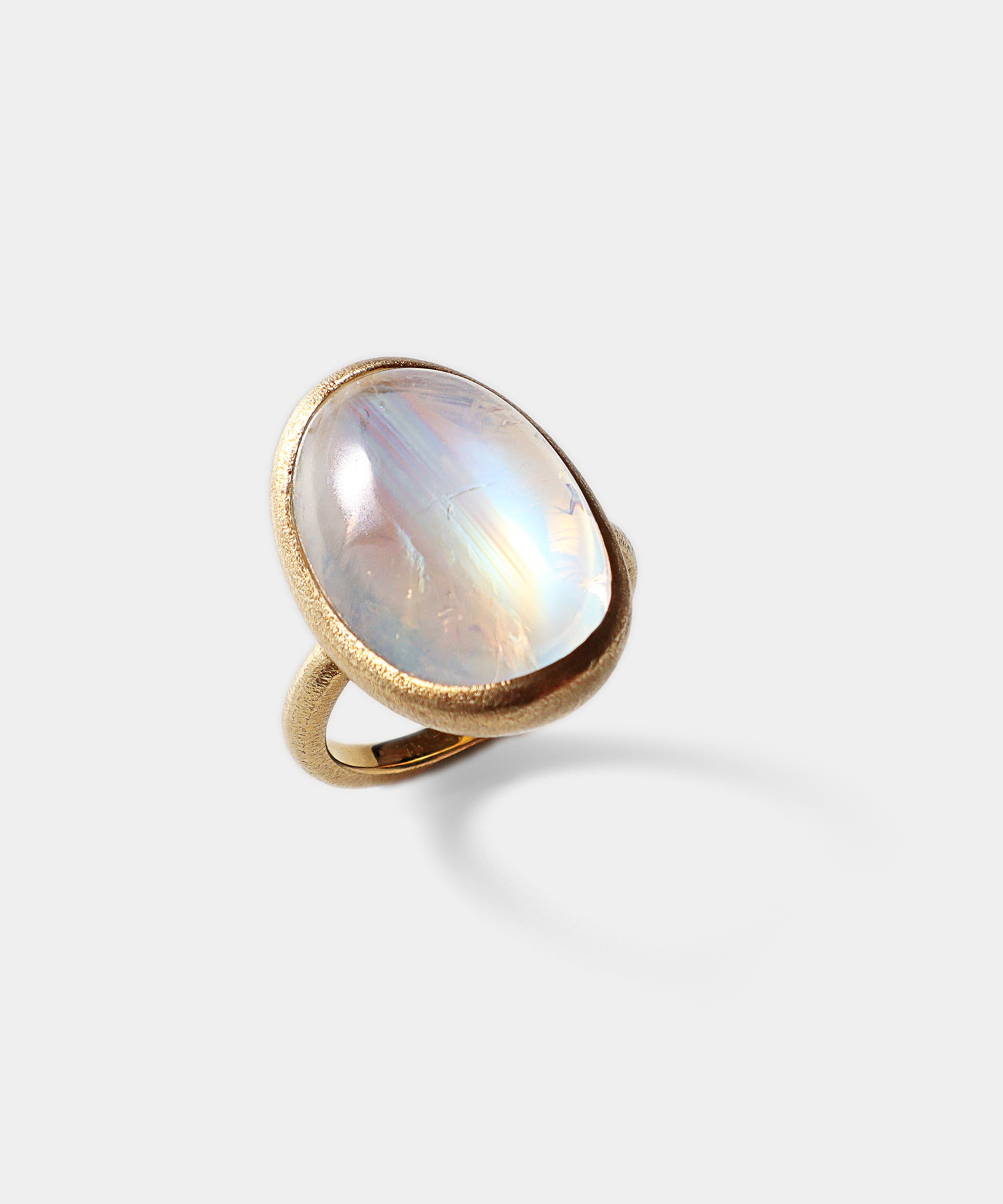 ロイヤルレインボームーンストーン リング