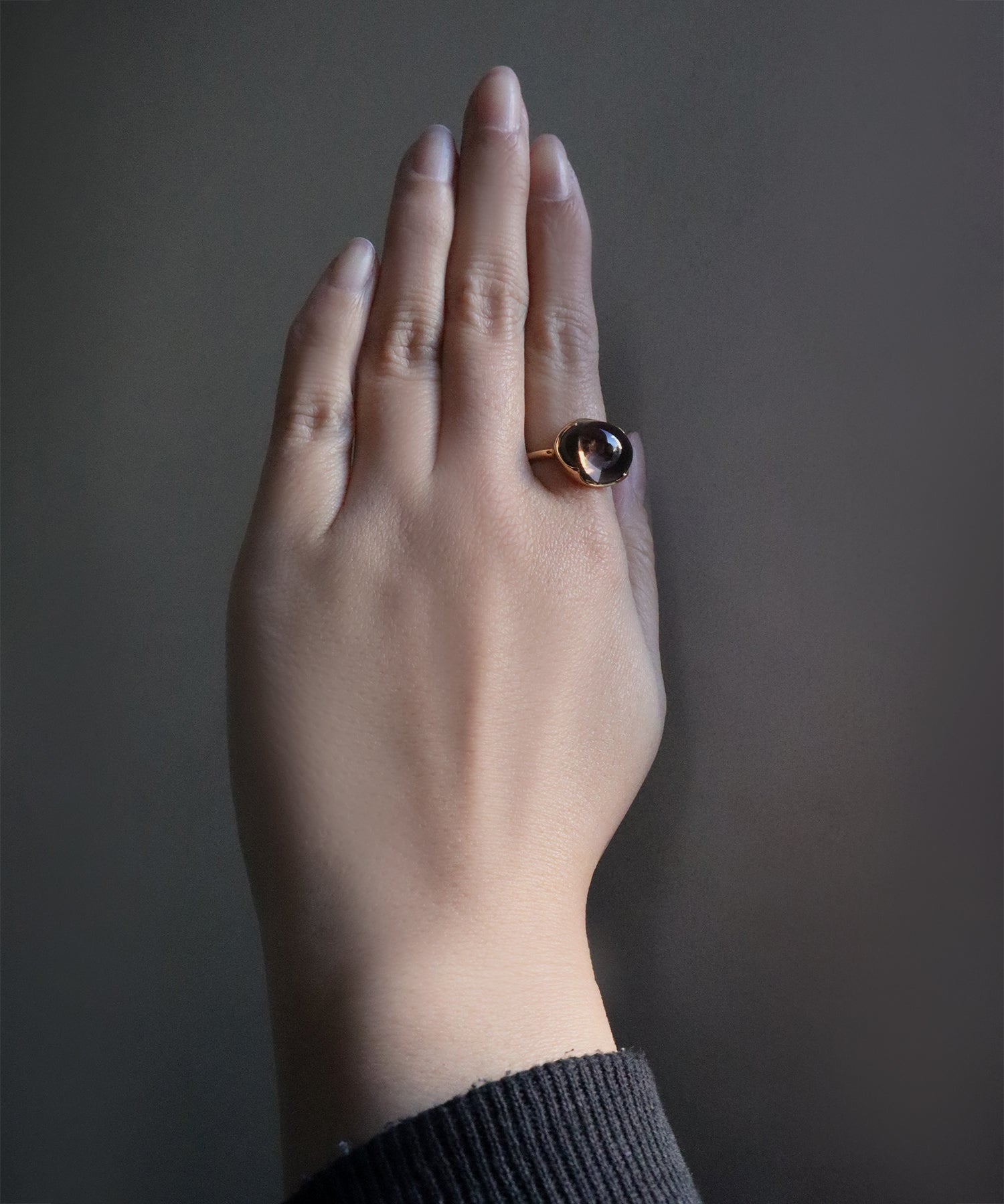 スモーキークォーツ リング