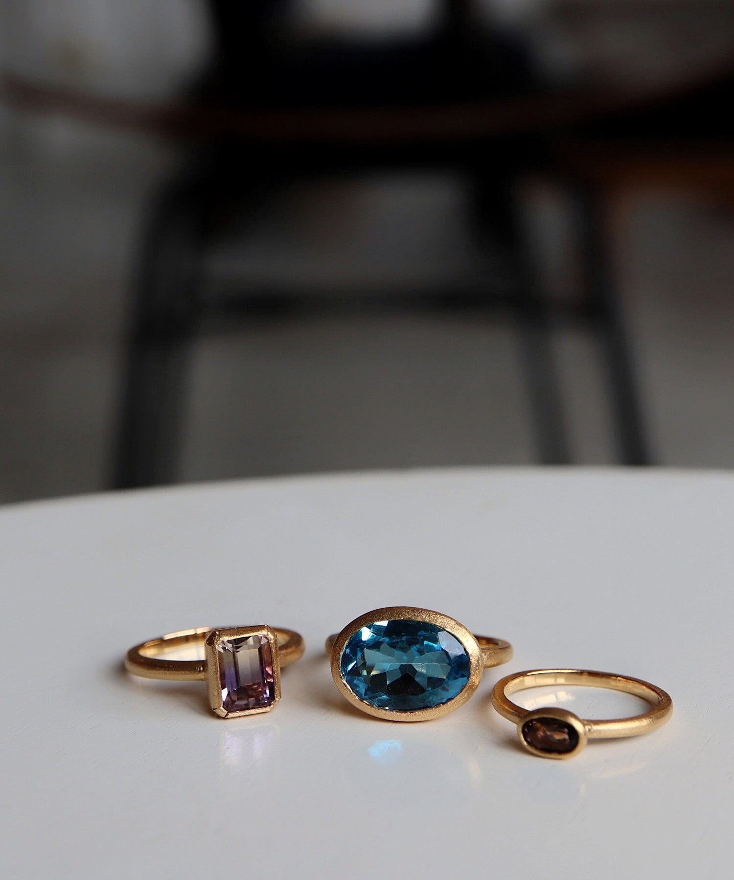 スモーキークォーツ リング