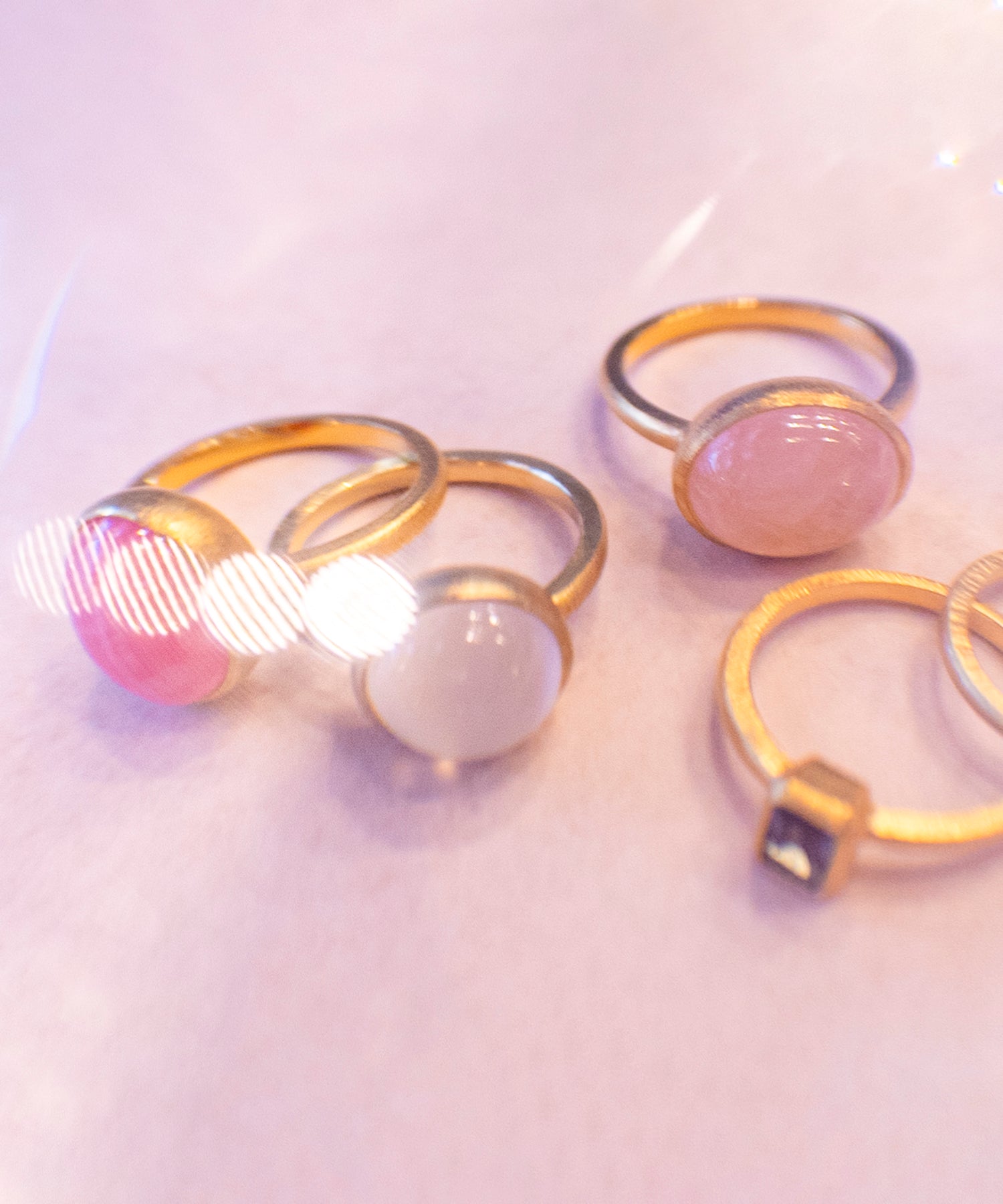 ローズクォーツ リング