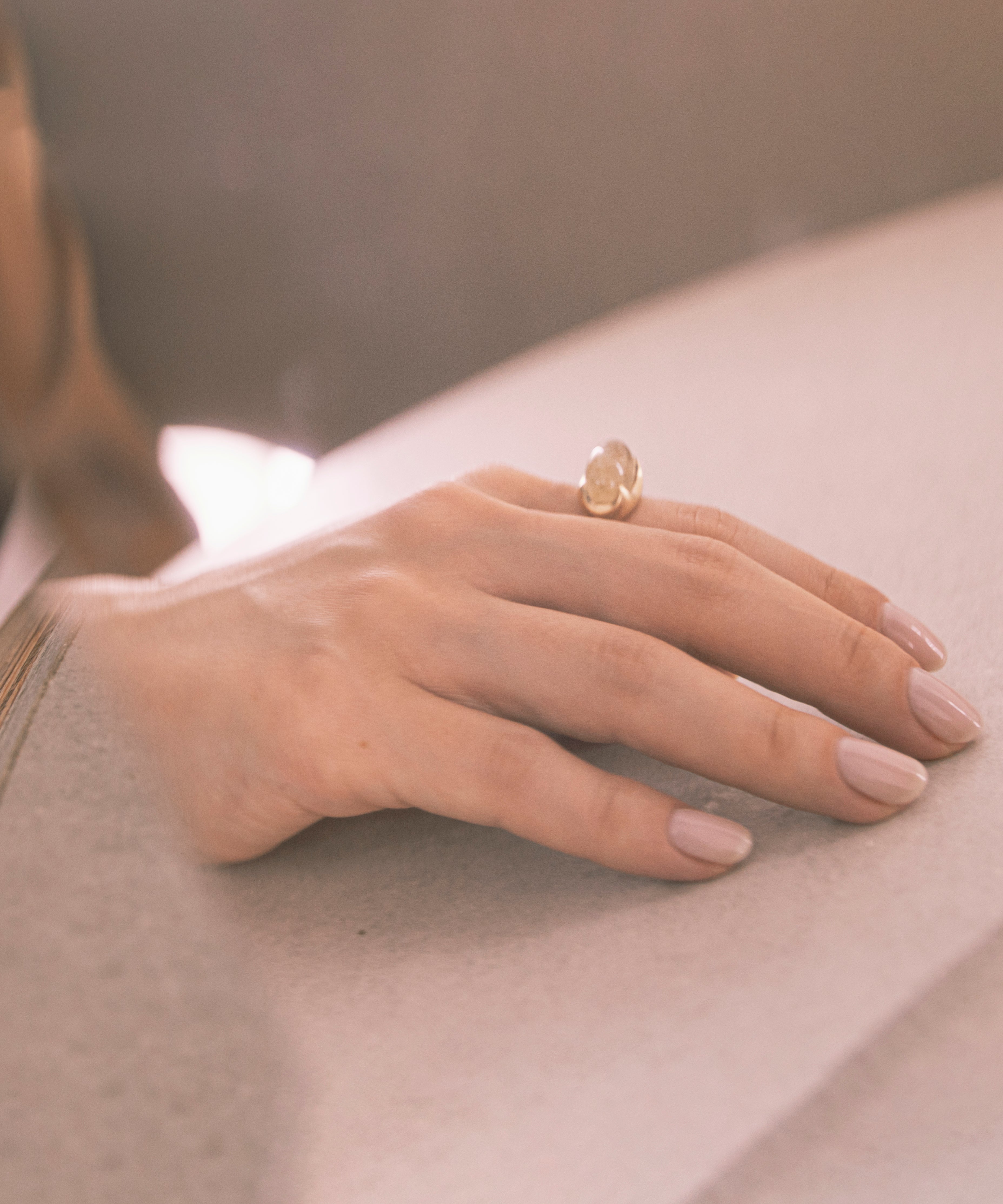 ルチルクォーツ リング