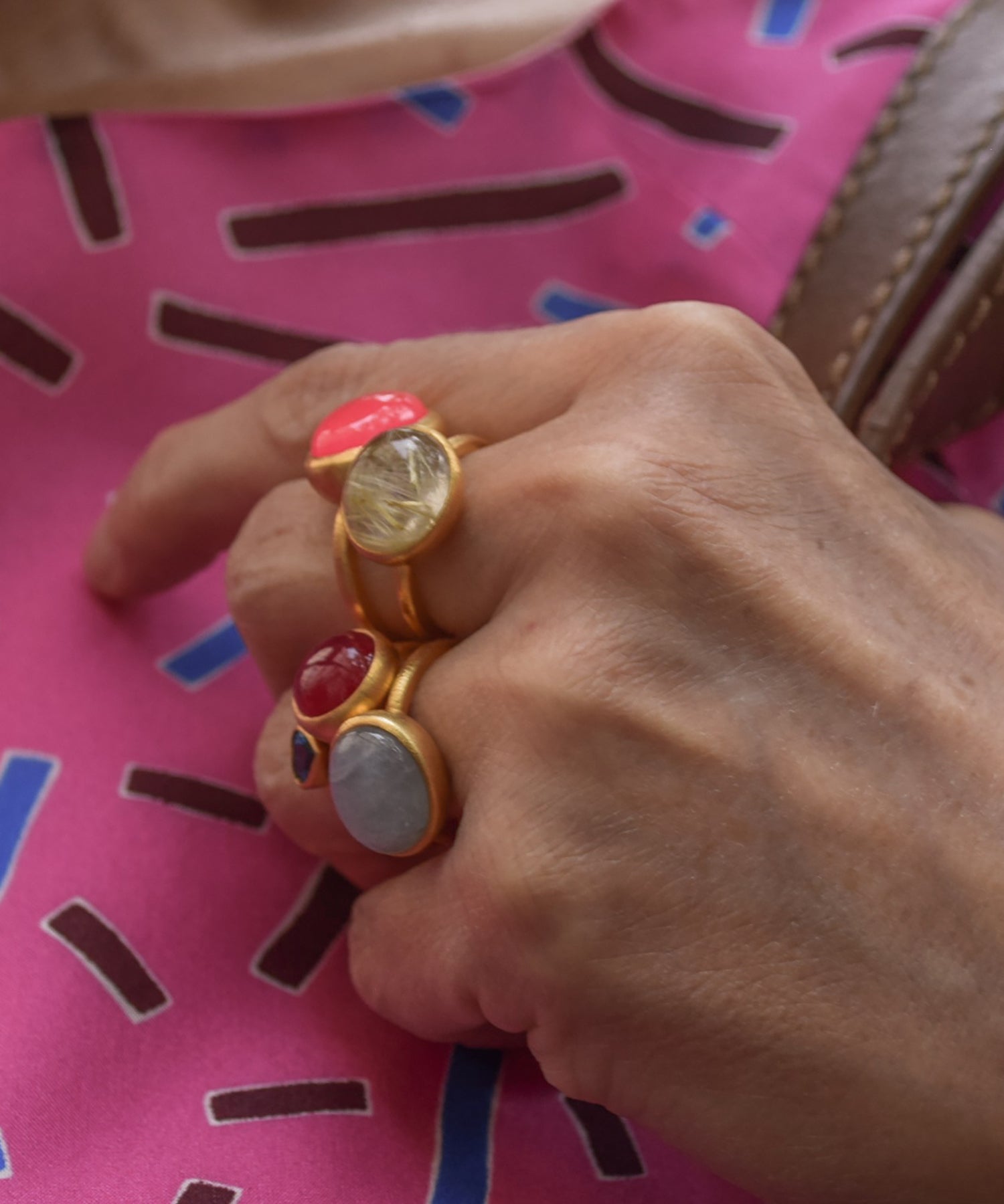 ルチルクォーツ リング