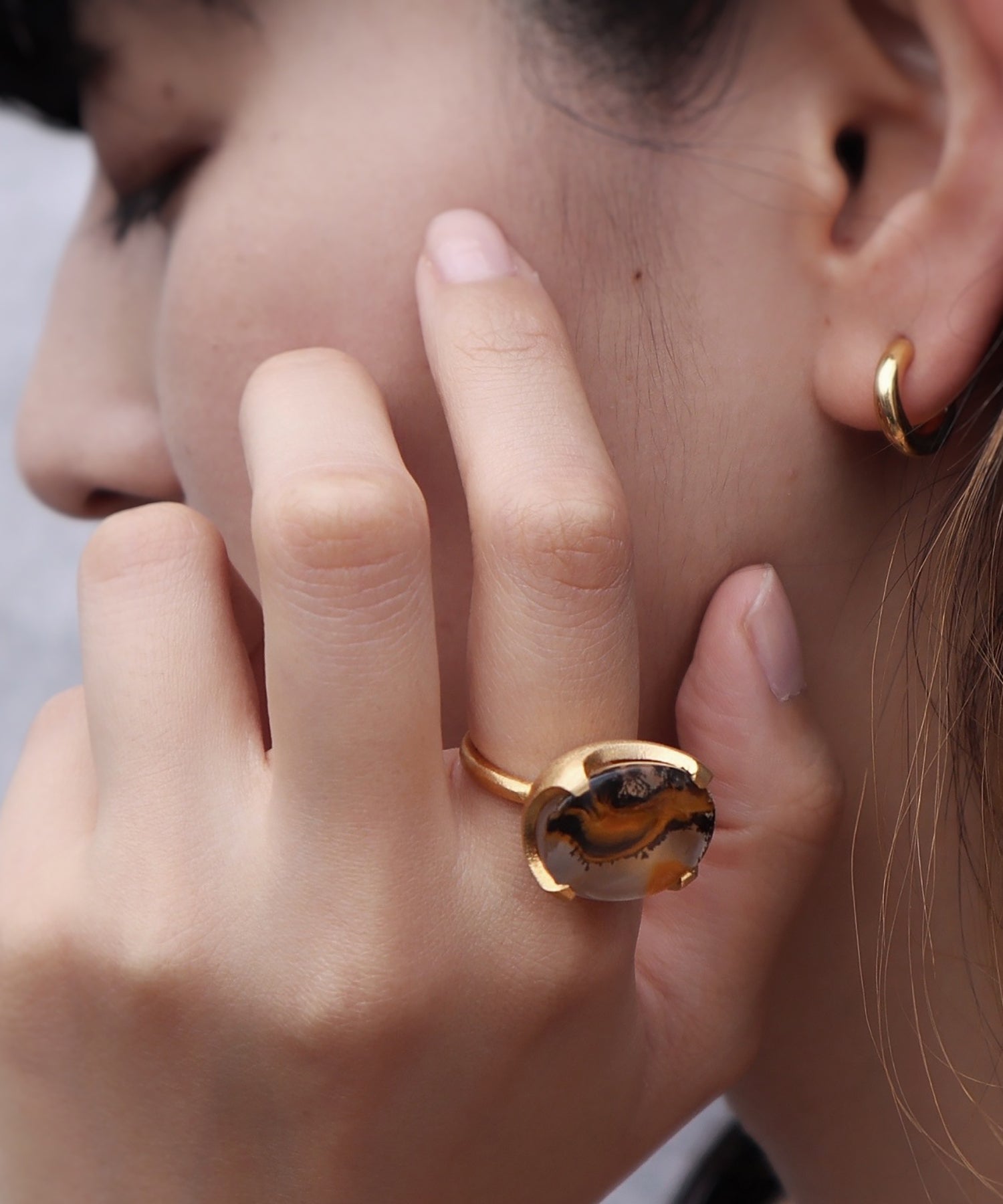 デンドリティッククォーツ リング