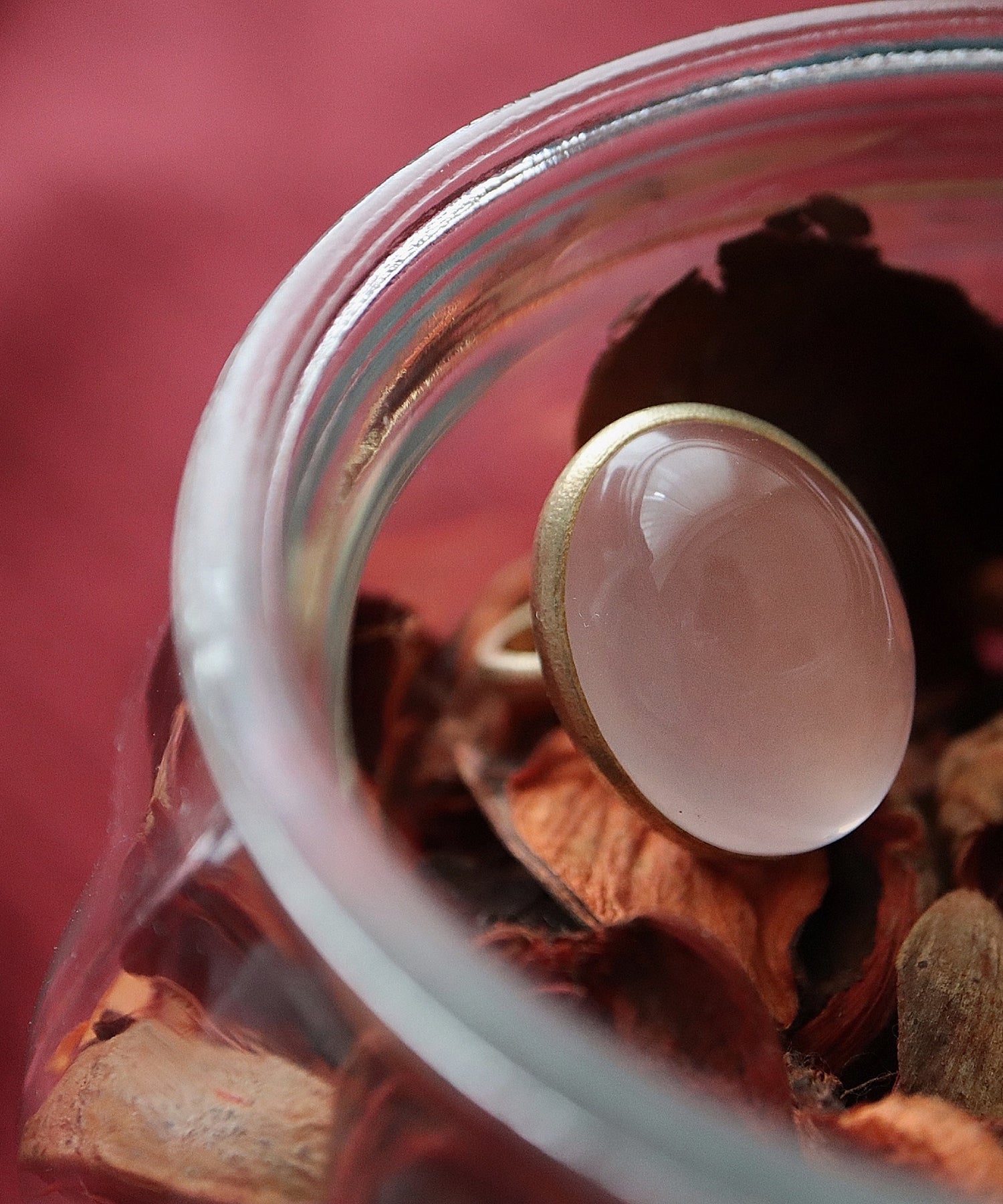 ローズクォーツ リング