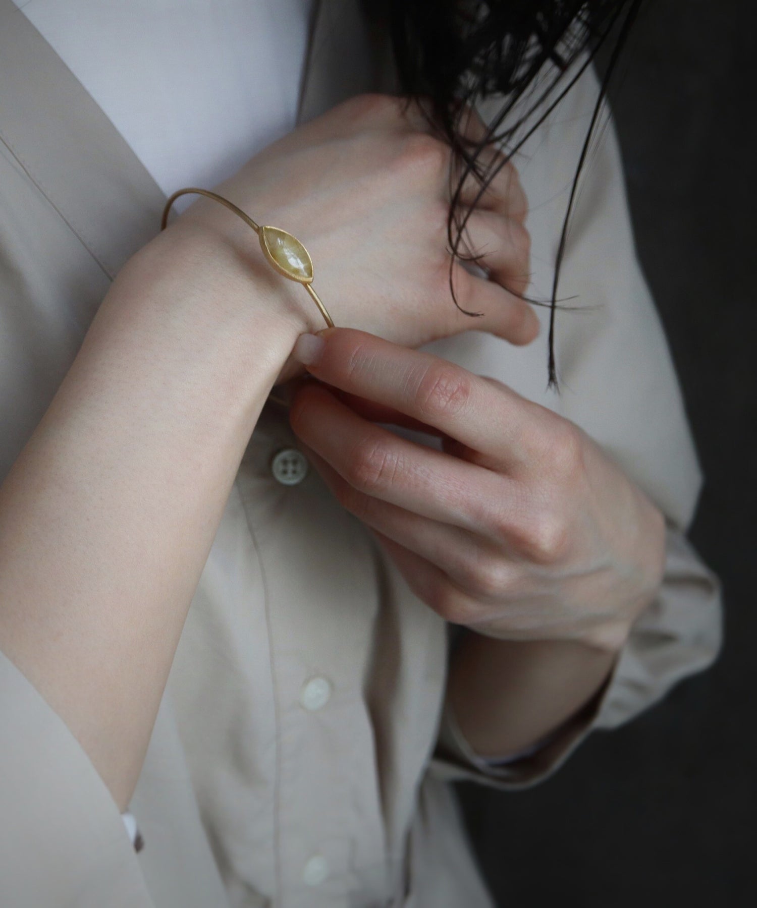 ルチルクォーツ バングル