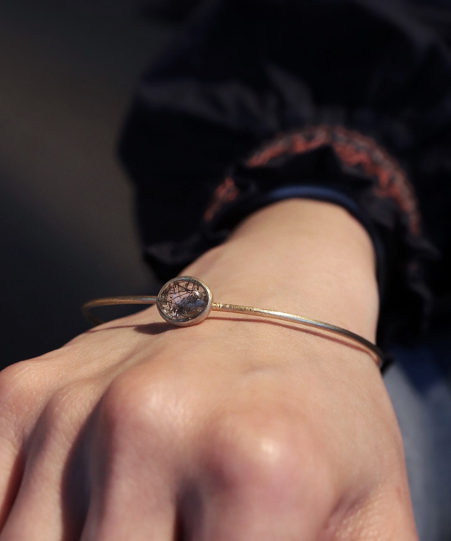 トルマライズクォーツ バングル