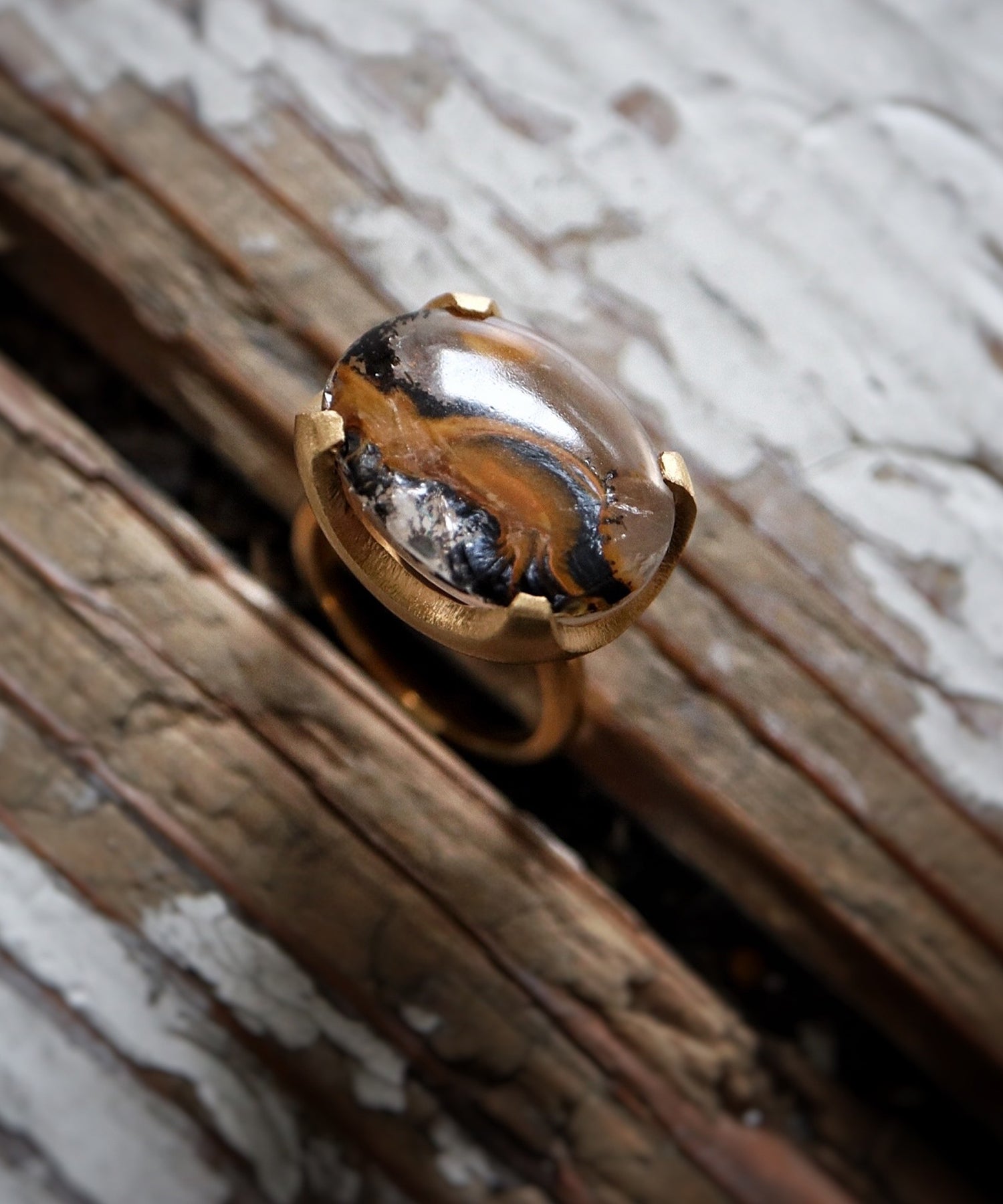 デンドリティッククォーツ リング