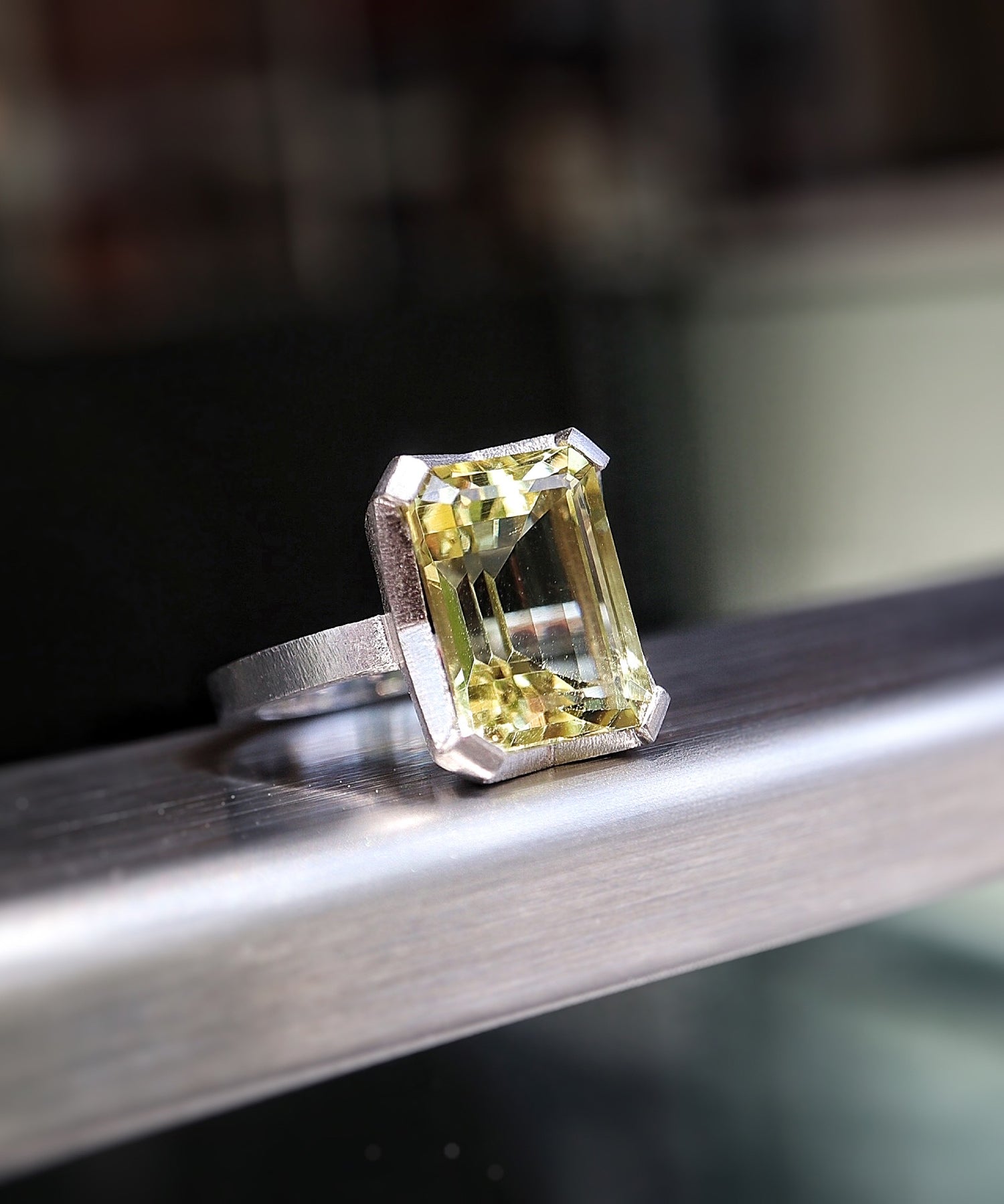 レモンクォーツ リング