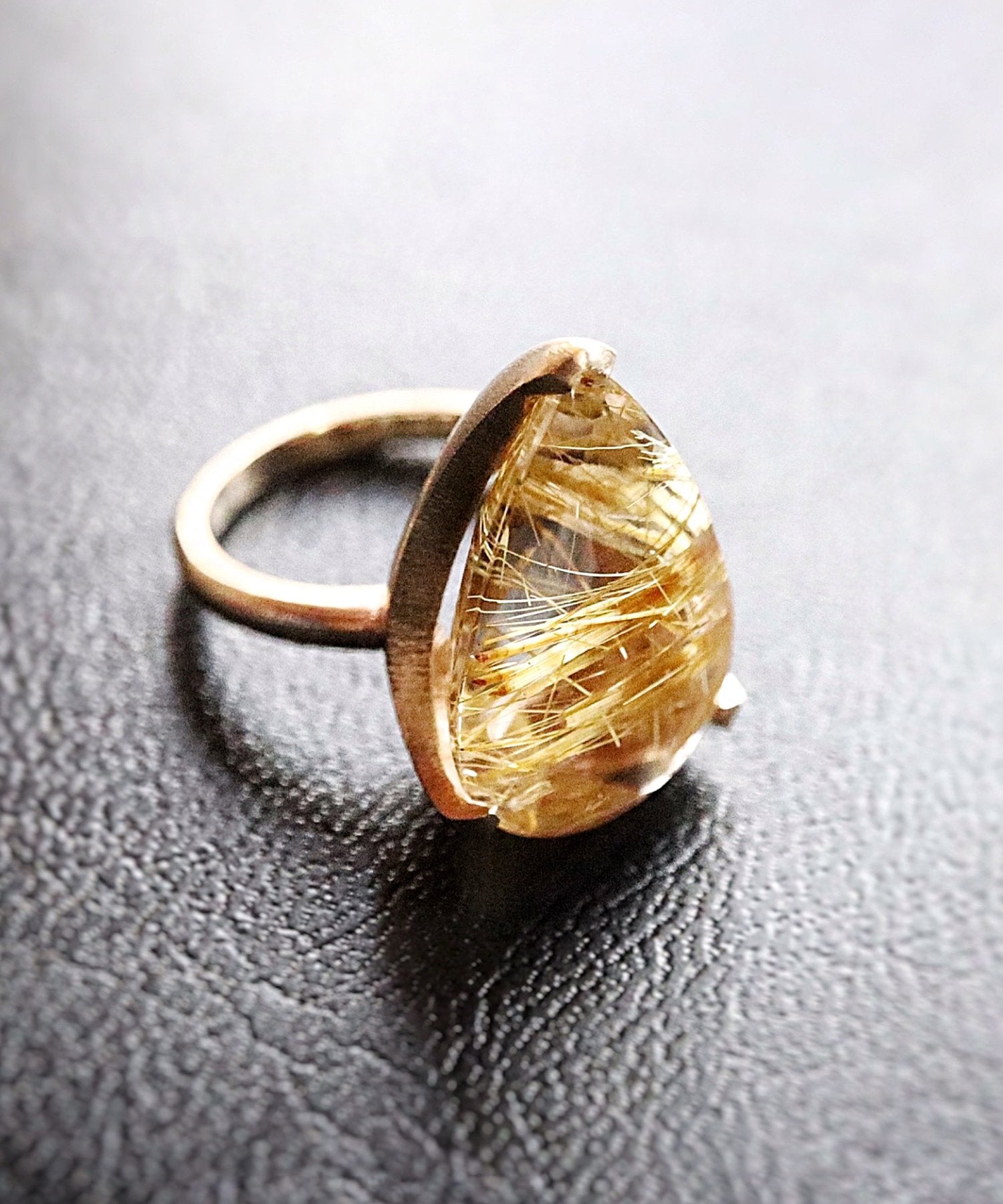 ルチルクォーツ リング