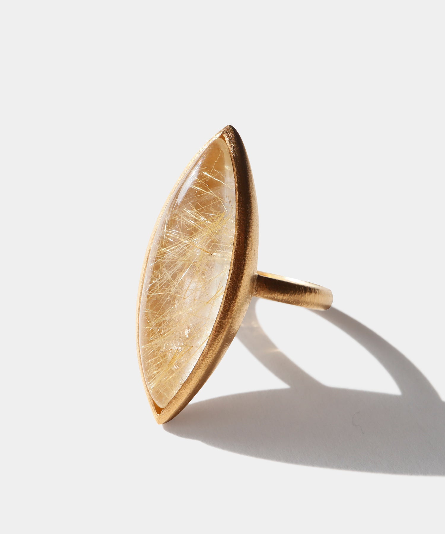 ルチルクォーツ リング