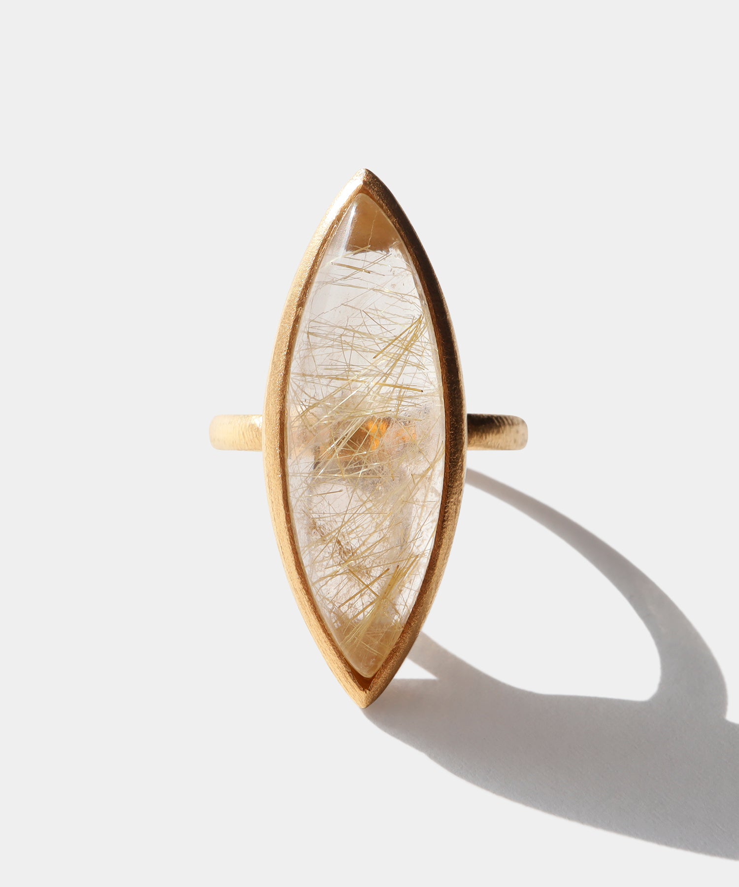 ルチルクォーツ リング