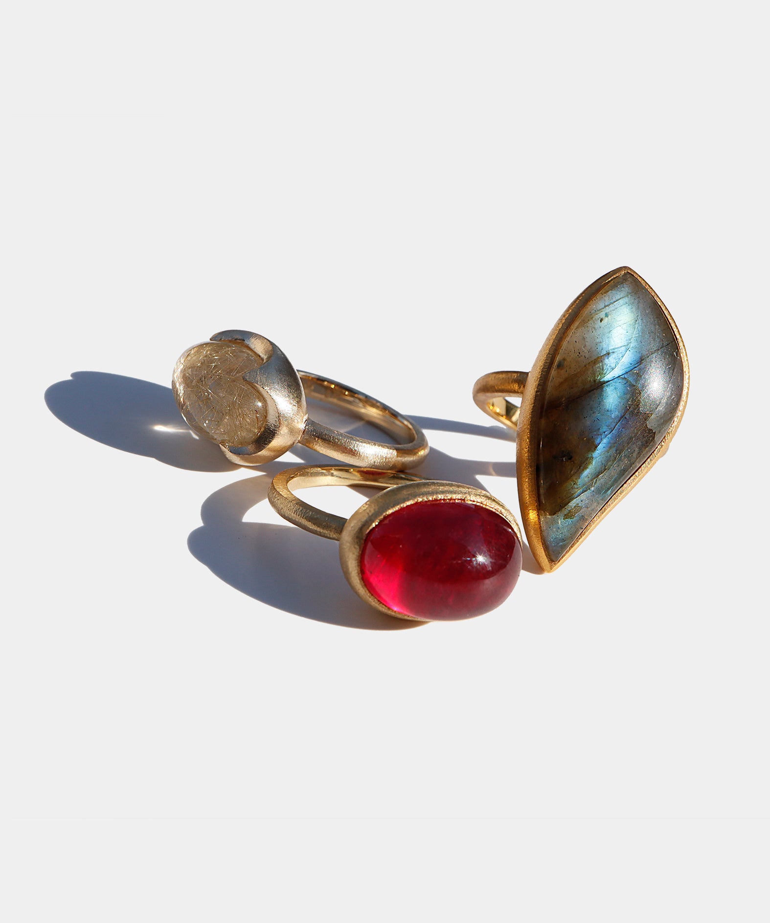 ルチルクォーツ リング