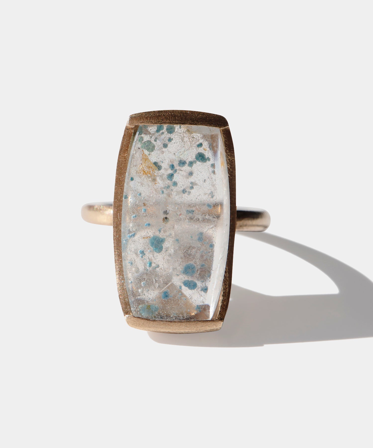 ジラライトinレインボークォーツ リング