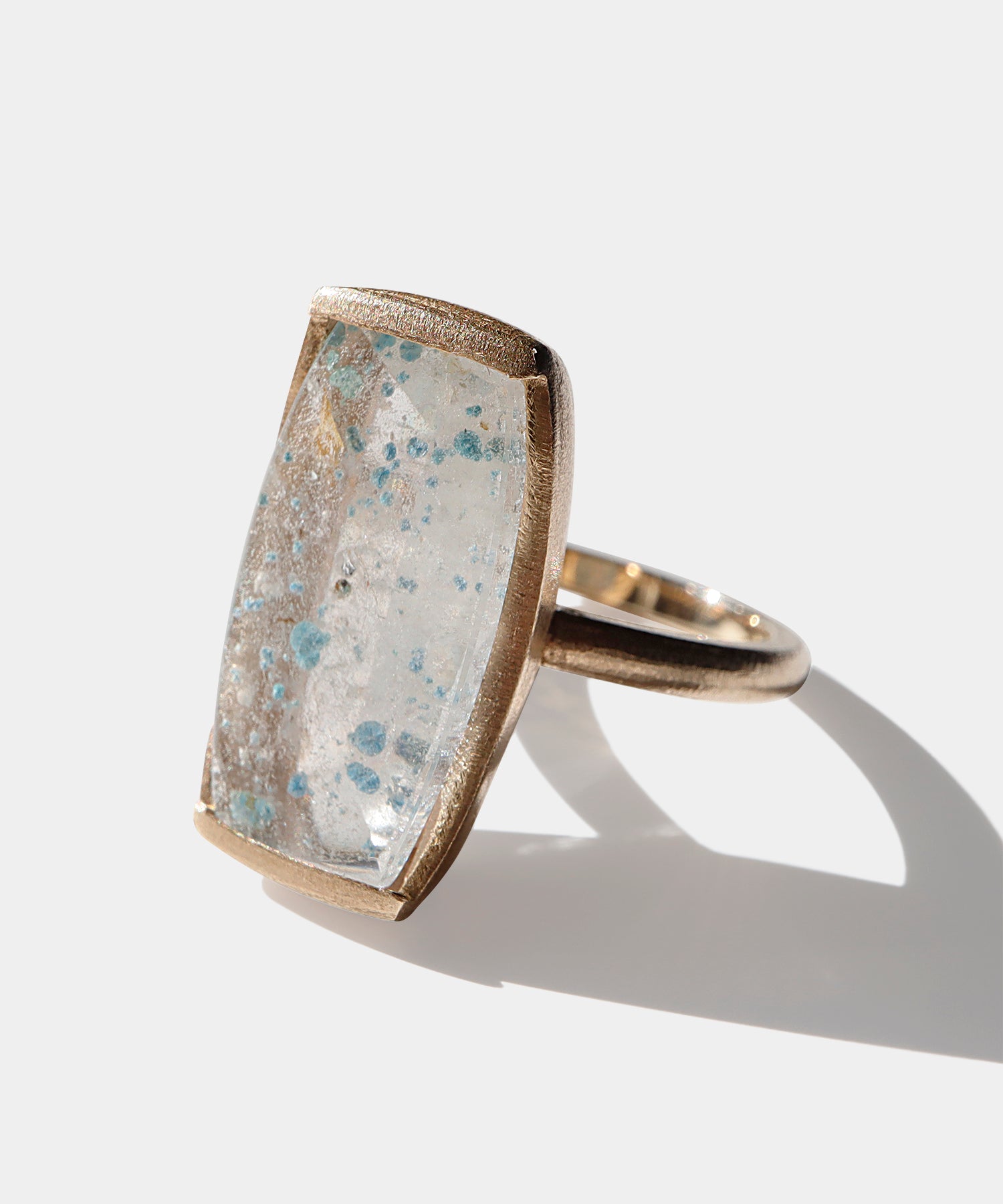 ジラライトinレインボークォーツ リング