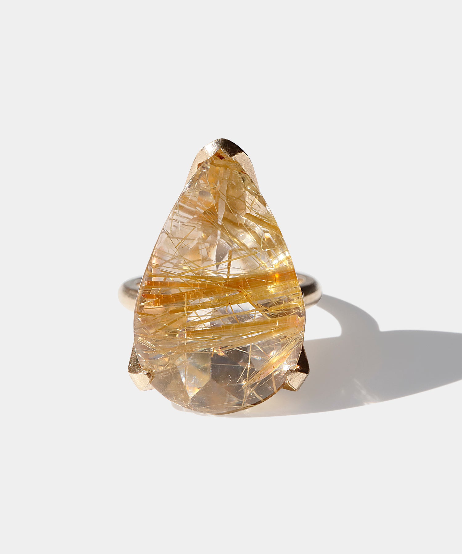 ルチルクォーツ リング