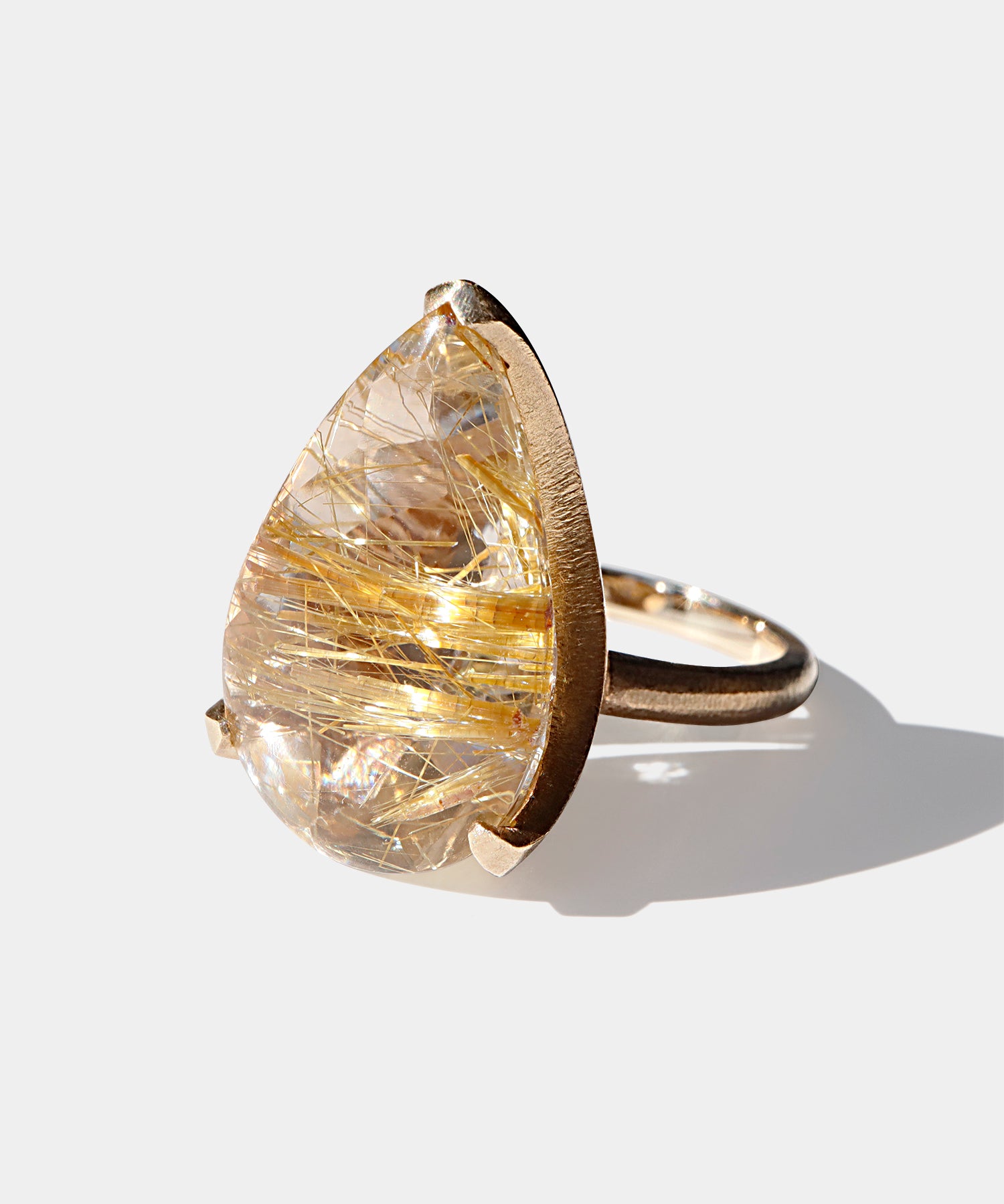 ルチルクォーツ リング