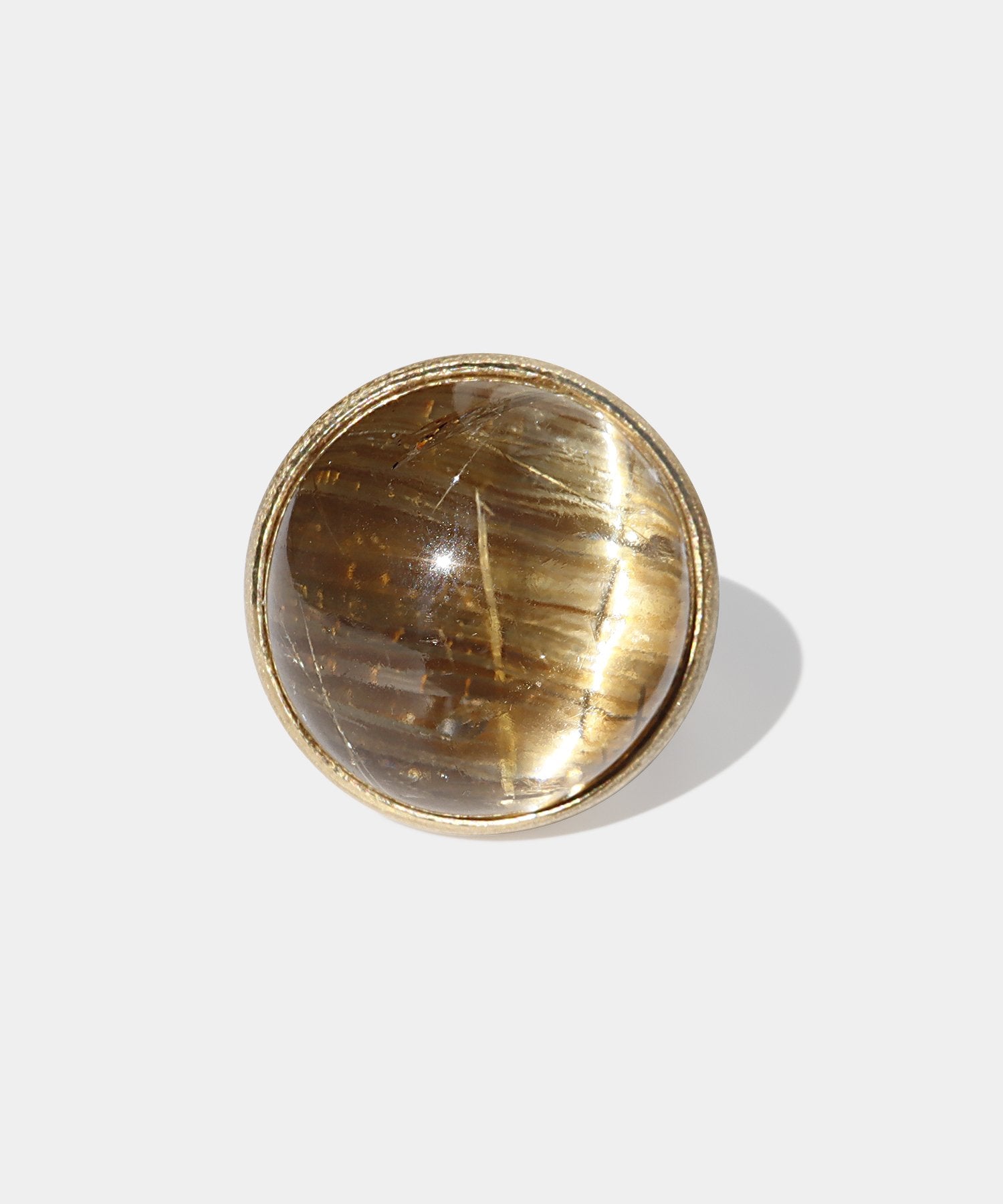 ルチルクォーツキャッツアイ リング