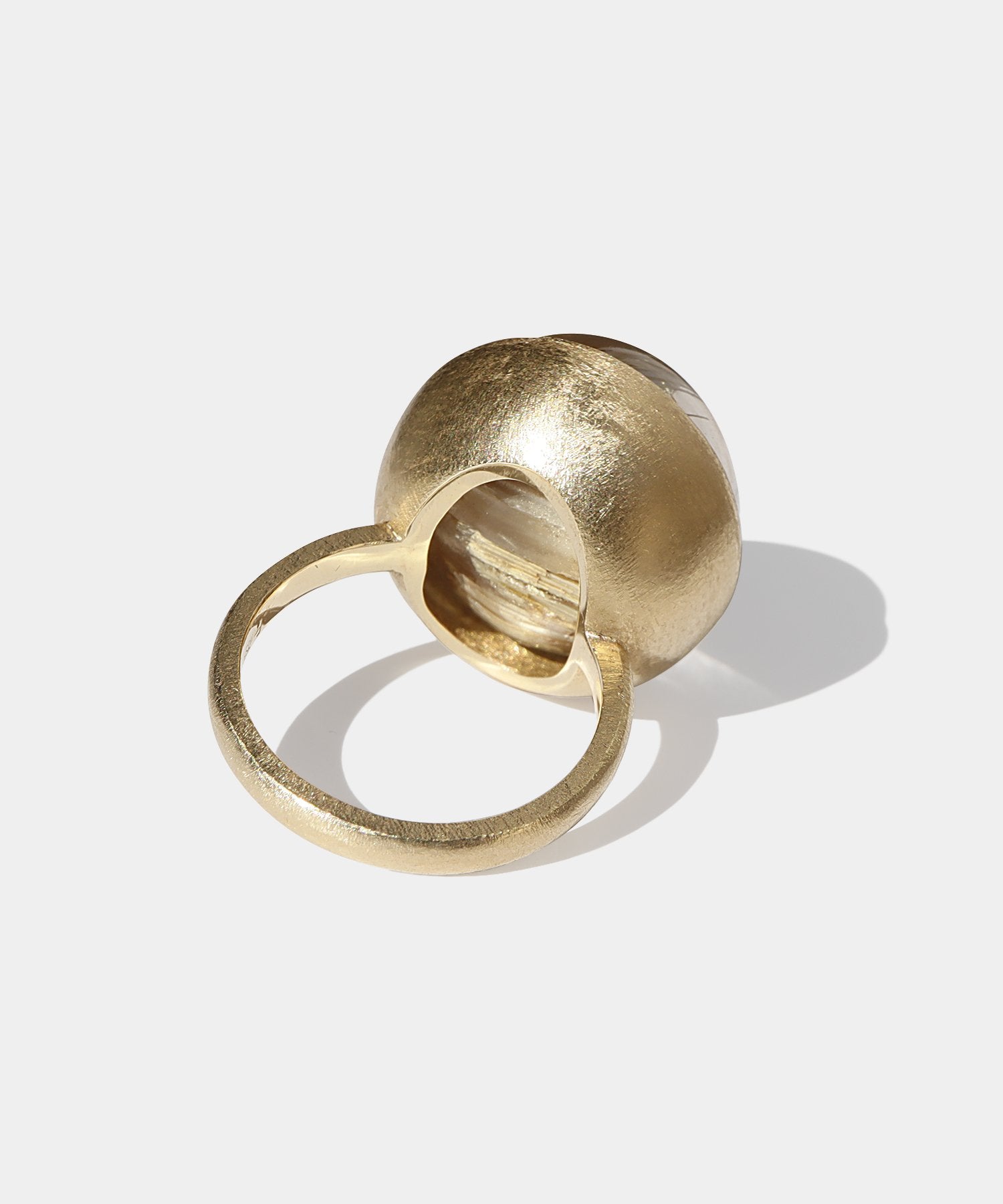 ルチルクォーツキャッツアイ リング