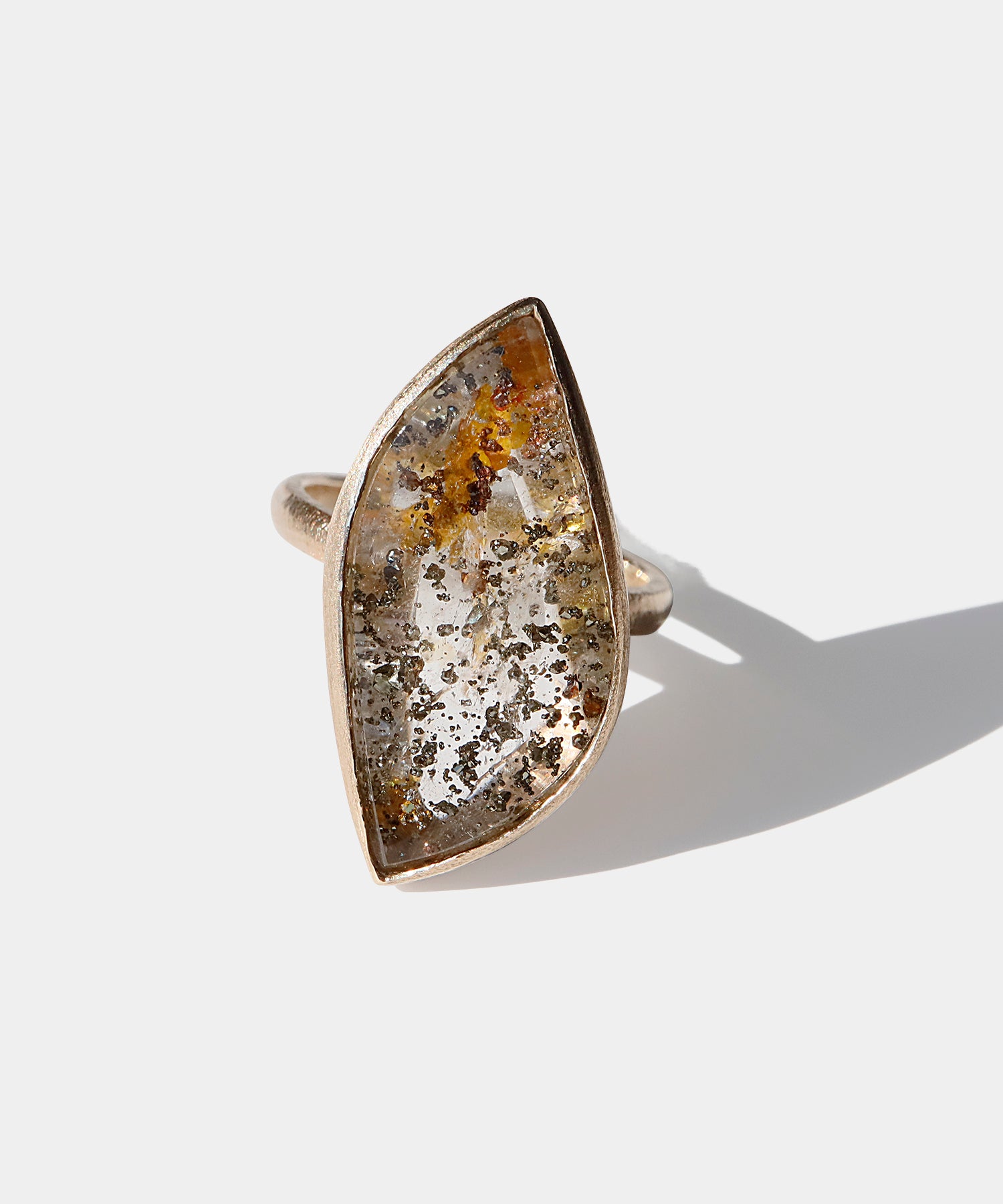 パイライトinクォーツ リング