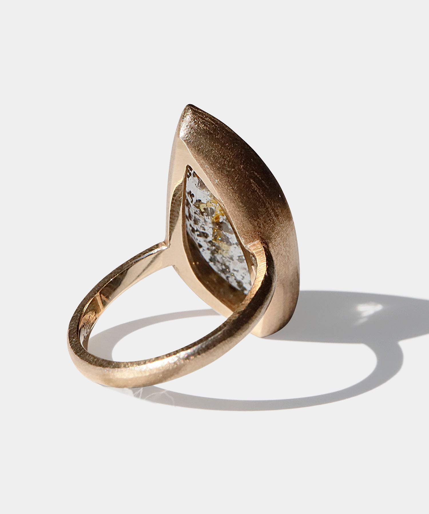 パイライトinクォーツ リング