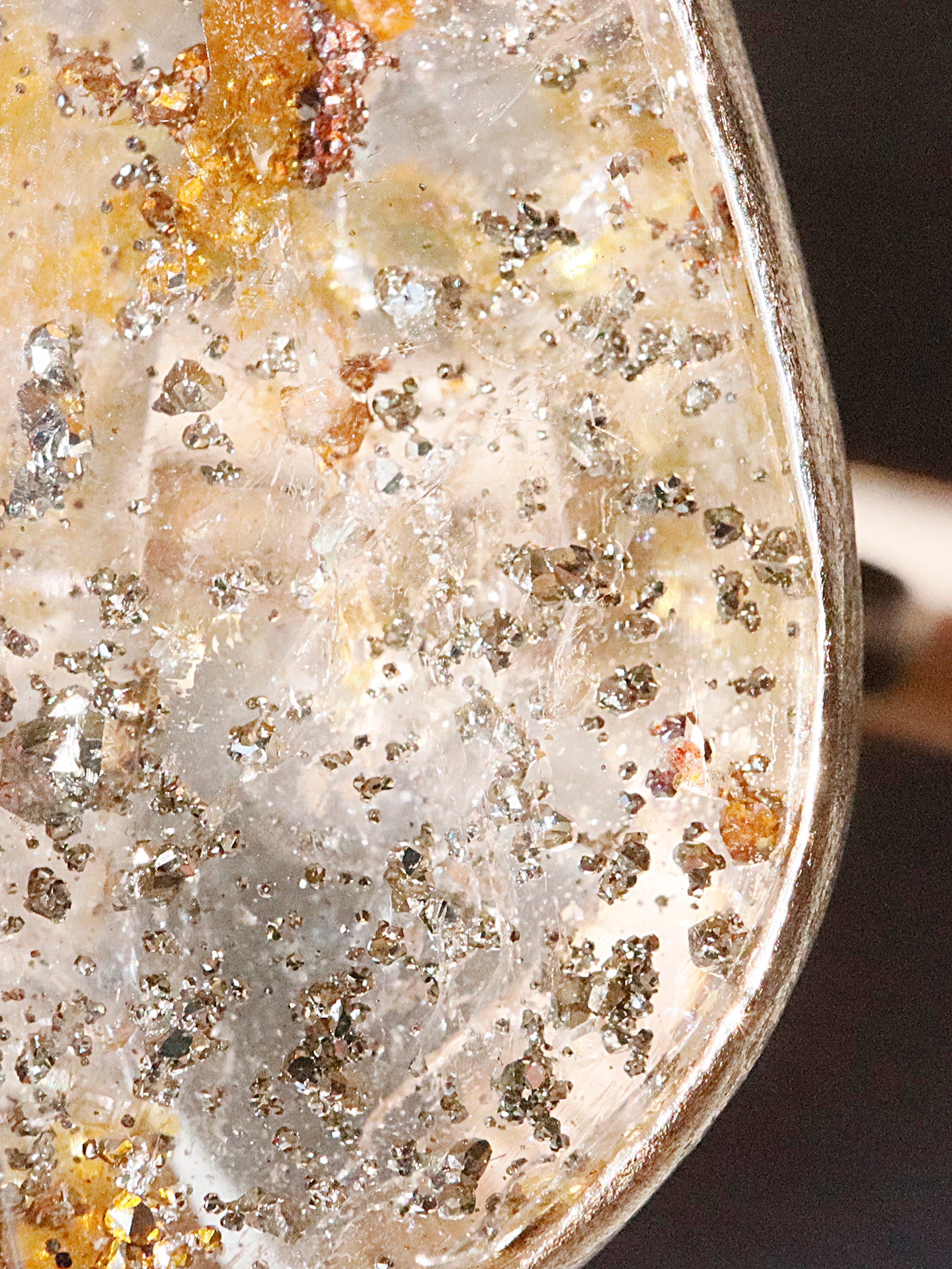 パイライトinクォーツ リング