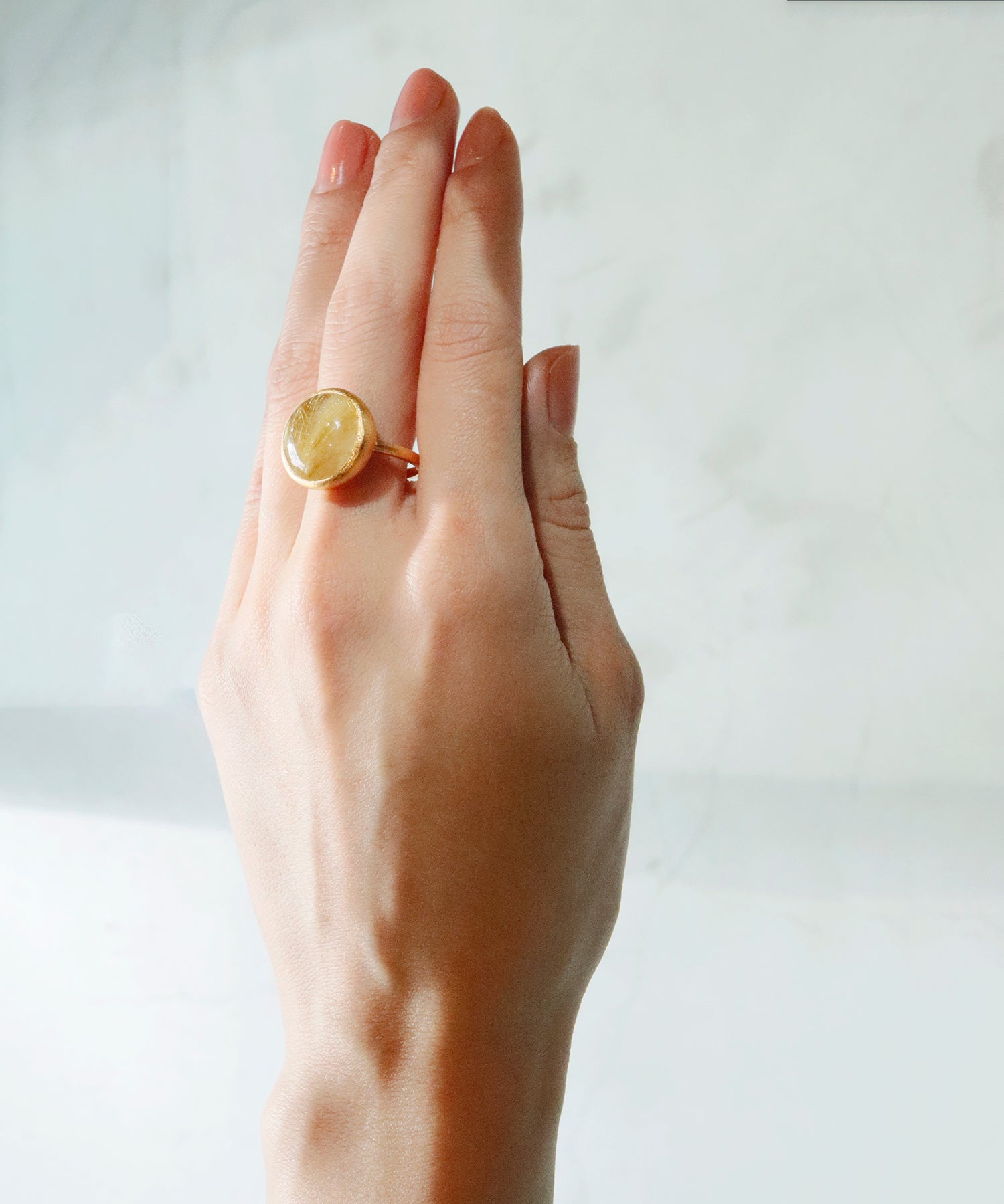 ルチルクォーツ リング