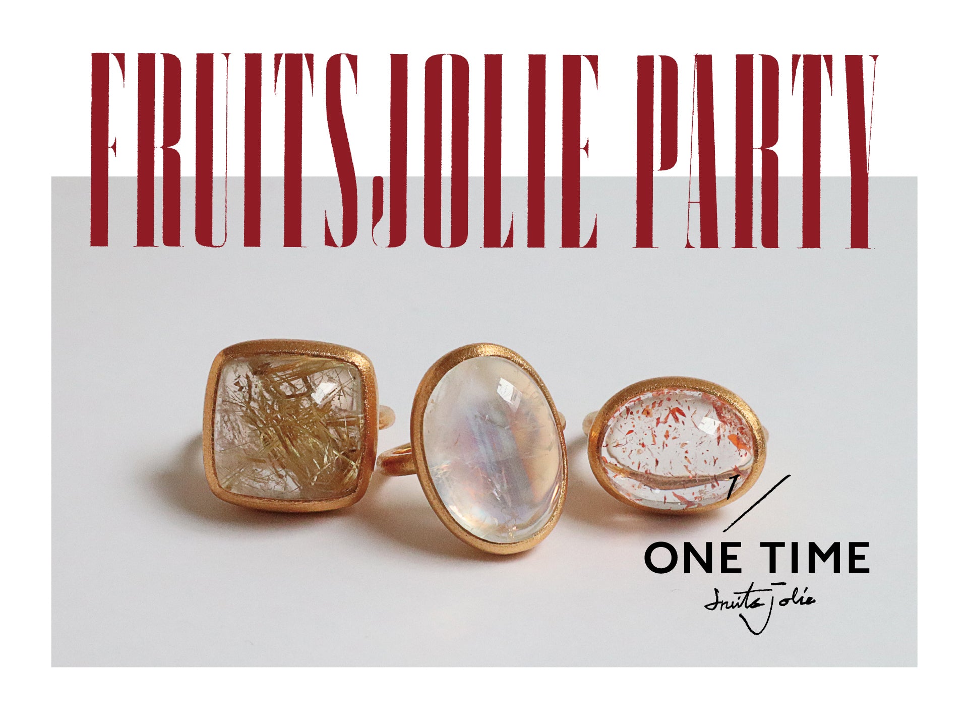 Fruitsjolie PARTY】新作ONETIMEコレクション リリース情報