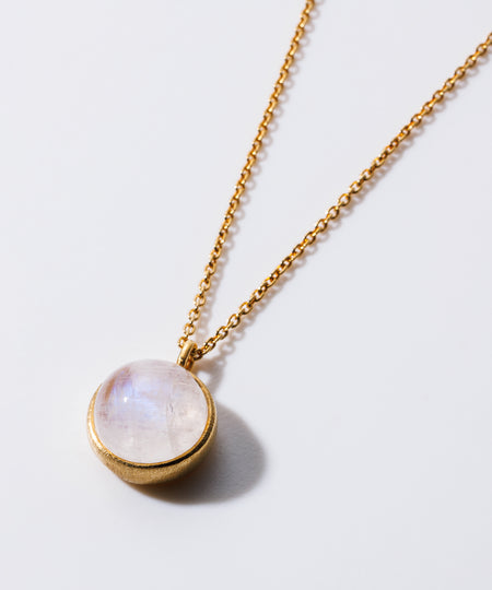 Fruitsjolie ピンク石のゴールドトーンネックレス ネックレス – Fruitsjolie