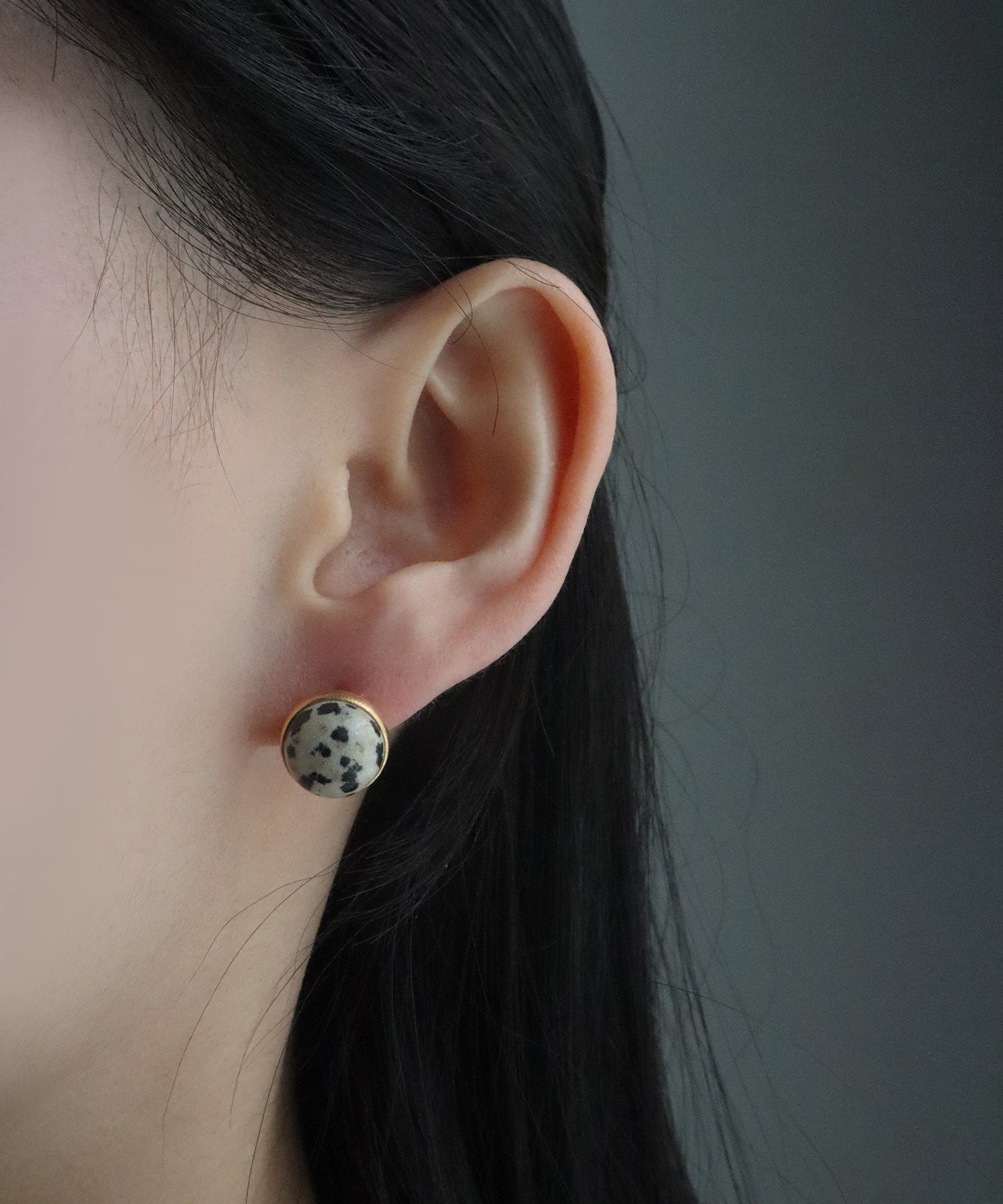 ダルメシアンジャスパー ピアス – Fruitsjolie