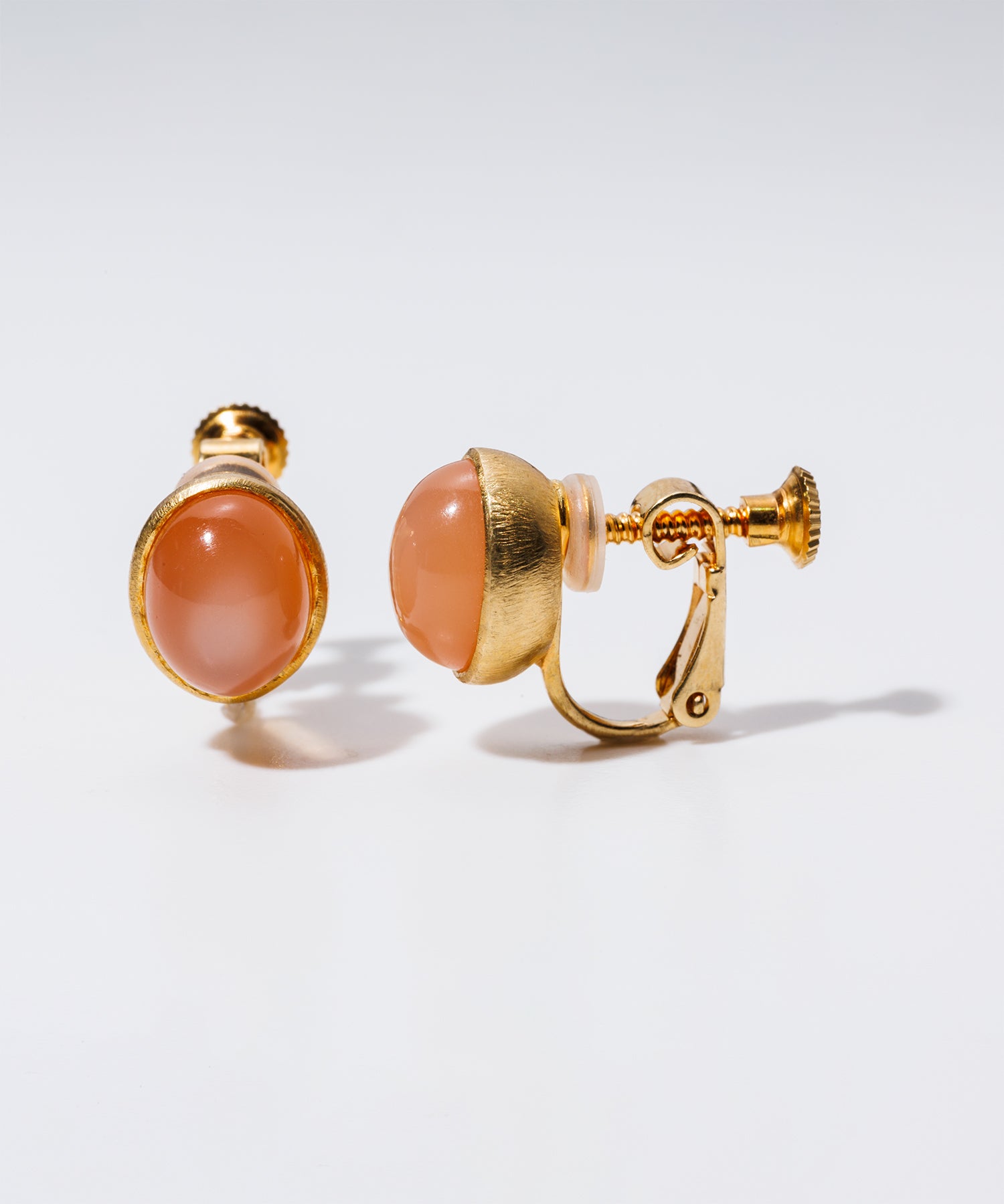 オレンジムーンストーン イヤリング – Fruitsjolie