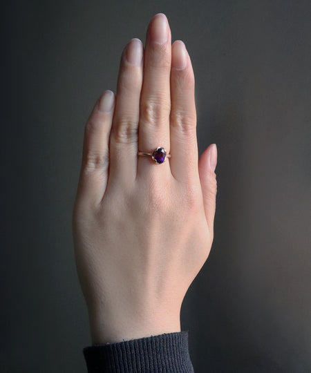 Fruitsjolie フリュイジョリ　紫色　アメジストリング アメジスト リング – Fruitsjolie