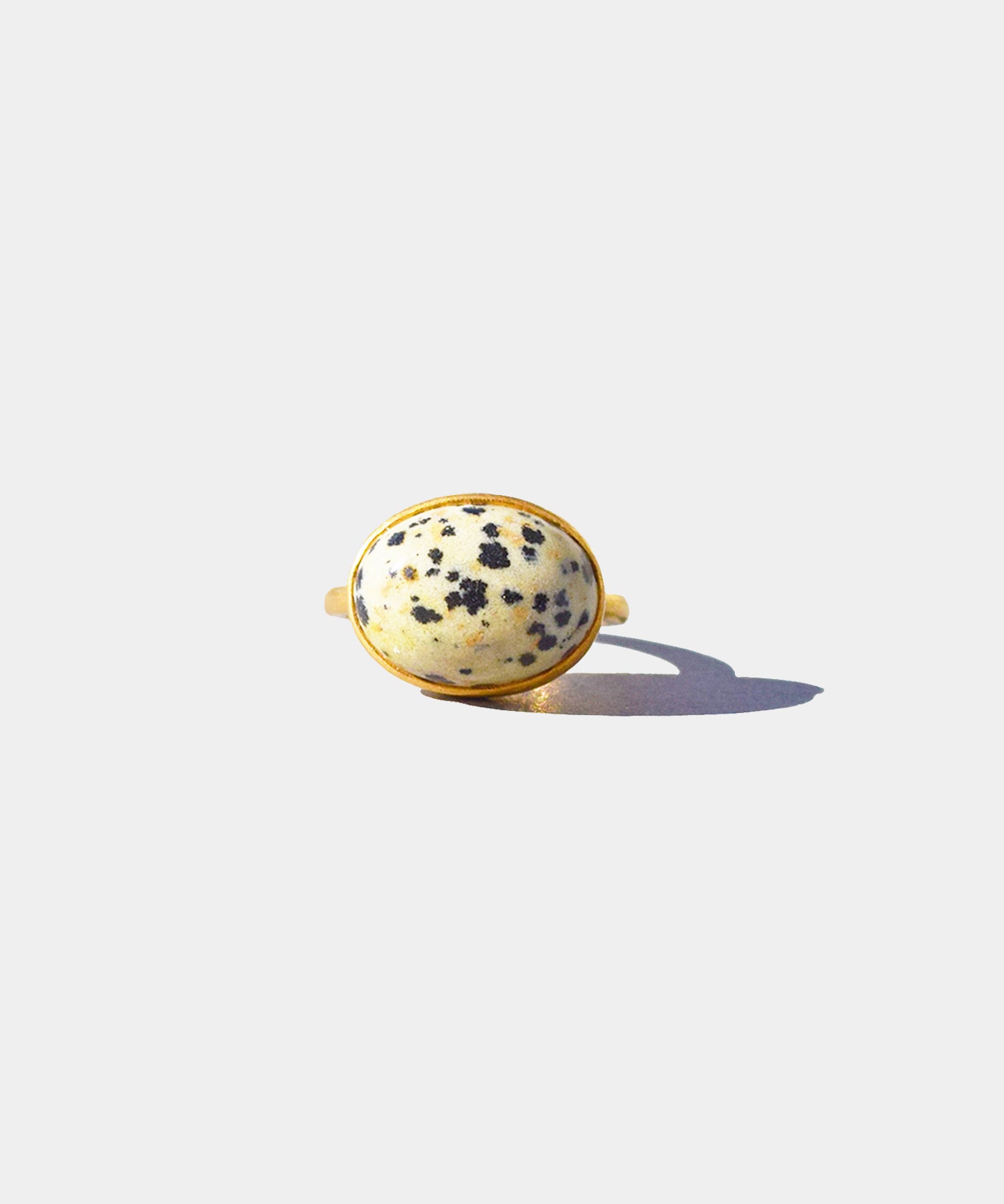 ダルメシアン/gold) frame pave ring ODR134002 | ödül