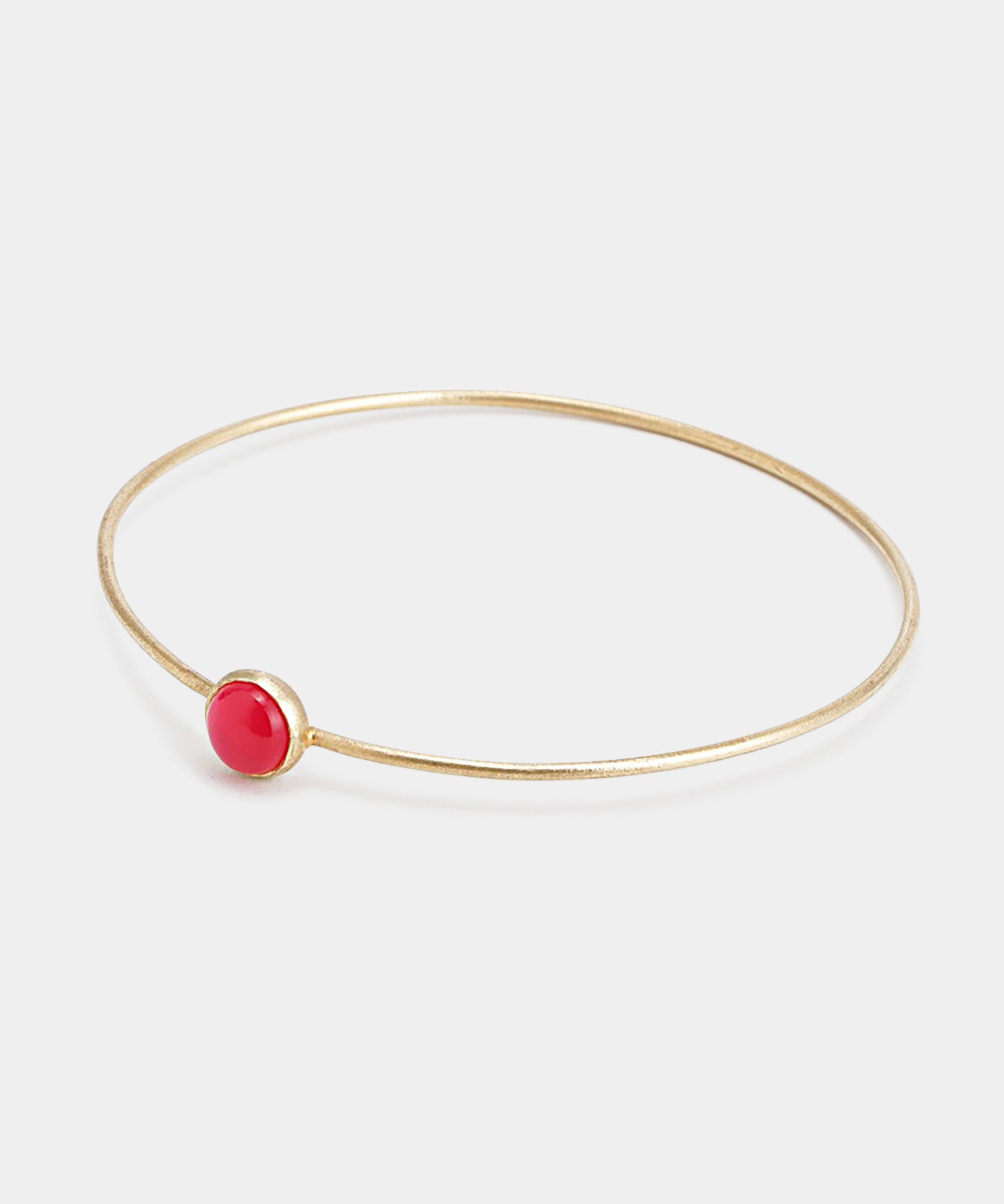 パープルピンクカルセドニー バングル – Fruitsjolie