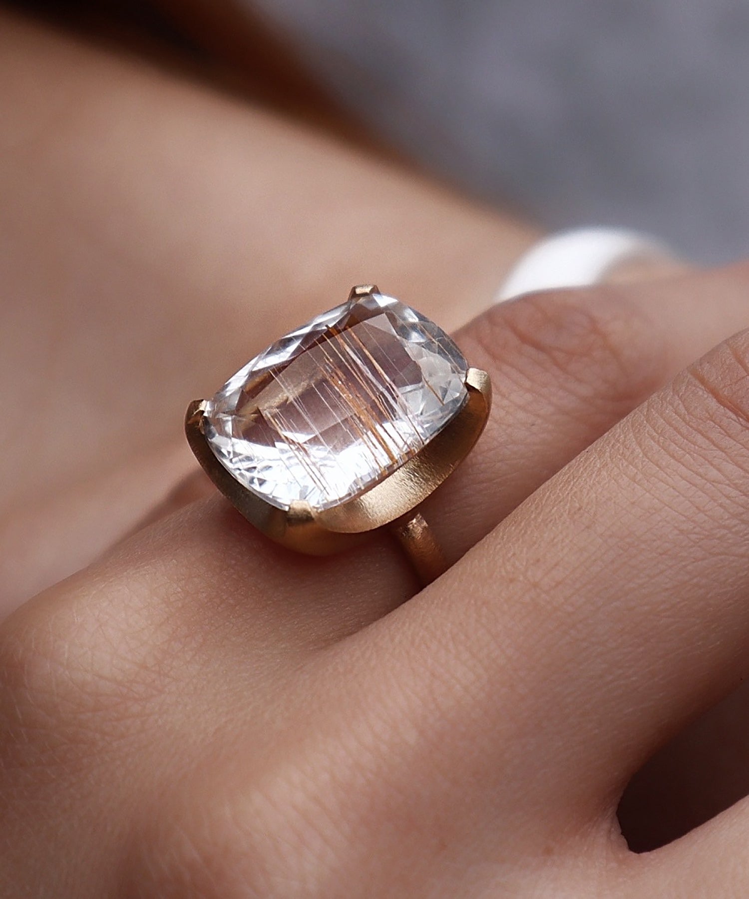 ライモナイトinトパーズ リング – Fruitsjolie