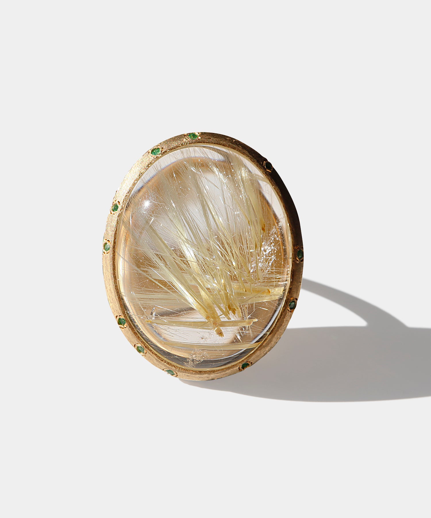 ルチルクォーツ＆グリーンガーネット リング – Fruitsjolie